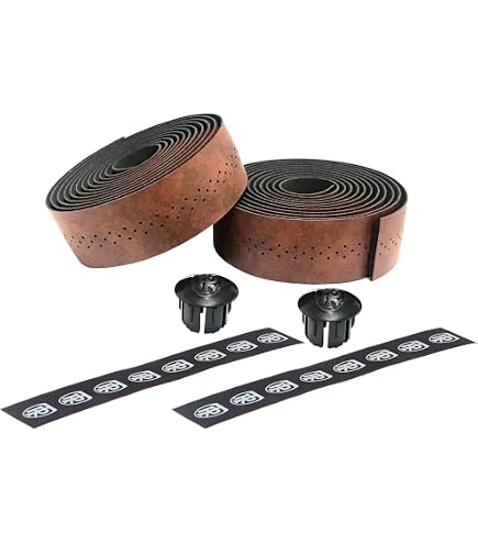 Amazon.com : Brooks Leather Bar Tape - Antique Brown | Bar End